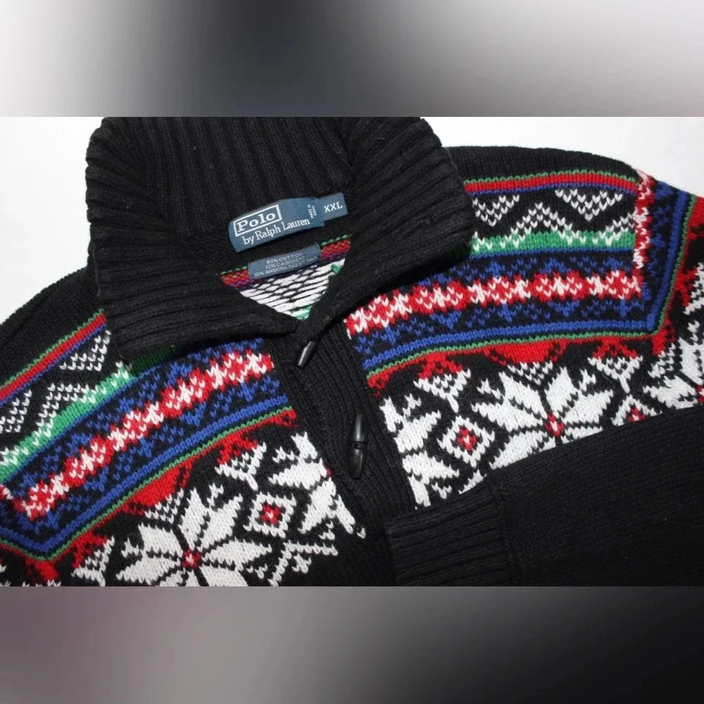 Vintage Polo Ralph Lauren Fair Isle Sweater XXL
